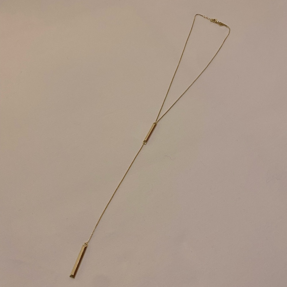 Kendra Scott long gold necklace